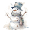 Snowman - Иллюстрации - 