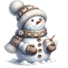 Snowman - Иллюстрации - 