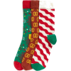 Socks,Winter,Christmas - Thongs - 