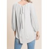 Soft White Blouse w/ Eyelet Sleeves Back - Camicie (lunghe) - 