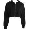 Solid color cardigan zipper hoodie - Hemden - kurz - $25.99  ~ 22.32€