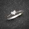Solitaire Engagement Ring, Heart Diamond - Moje fotografije - 