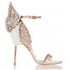 Sophia Webster White & Gold Sandal - Sandals - 