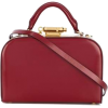 Sophie Hulme Women's Red Leather Handbag - Torbice - 