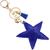 Sparkling Blue Star Keychain - Other jewelry - 