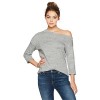 Splendid Women's 1x1 Off The Shoulder - Koszule - krótkie - $44.95  ~ 38.61€