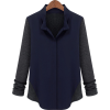 Splicing Long Sleeve Short - Jacket - coats - $36.00 