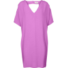 Spring Purple Open Back Dress - Obleke - 