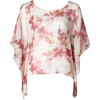 Square Floral Top - Camiseta sem manga - 