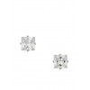 Square Cubic Zirconia Stud Earrings - Uhani - $2.99  ~ 2.57€