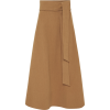 St. Agni Manami Belted Cotton-Linen A-Li - Skirts - 