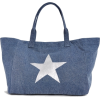 Star Print Canvas Shopper - Hand bag - 