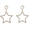 Star diamante earrings - Uhani - 