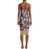 Stargazer Ruched Floral Midi Dress - Obleke - 