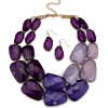 Statement Purple necklace - Ogrlice - 