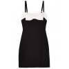Staud Bow Black Dress - Obleke - 