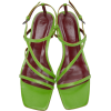 Staud Green Nappa Gita Heeled Sandals - Sandalias - 