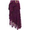 Steampunk Lace and Crochet Maxi Skirt - Saias - 
