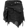 Steampunk wrap mini skirt - Gonne - 