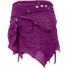 Steampunk wrap mini skirt - Gonne - 