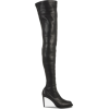 Stella McCartney Black Thigh High Boots - Škornji - 
