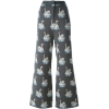 Stella McCartney Swan print trousers - Capri & Cropped - 