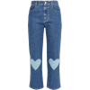 Stella Mccartney High Waist Cropped Hear - Jeans - 