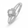 Sterling Silver Round Diamond Promise Ring (1/5 cttw) - Pierścionki - $126.50  ~ 108.65€