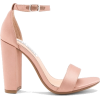 Steve Madden Silk Pink Sandal - Sandalen - 