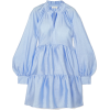 Stine Goya Blue Satin Dress - Dresses - 