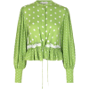 Stine Goya Mena Green Dots Shirt - Srajce - dolge - 
