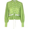 Stine Goya Mena Green Dots Shirt - 長袖シャツ・ブラウス - 