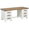 Stone & Beam Barrett Reclaimed Wood 6-Drawer Desk, 71 - Muebles - $899.00  ~ 772.14€