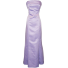 Strapless Satin Mermaid Gown Dress Prom Bridesmaid Formal Lavender - Dresses - $34.99 