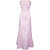 Strapless Satin Mermaid Gown Dress Prom Bridesmaid Formal Pink - Vestiti - $34.99  ~ 30.05€