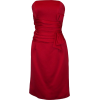 Strapless Satin Sheath Dress Formal Prom Bridesmaid Holiday Party Cocktail Gown Red - ワンピース・ドレス - $57.99  ~ ¥6,527