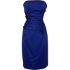 Strapless Satin Sheath Dress Formal Prom Bridesmaid Holiday Party Cocktail Gown Royal - Dresses - $57.99 
