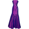 Strapless Taffeta Crystal Twist Mermaid Gown Formal Prom Dress Purple - Vestiti - $79.99  ~ 68.70€