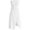 Strapless White Dress - Drugo - 
