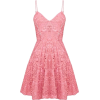 Strappy Lace Skater Dress - Haljine - 