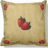 Strawberry Throw Pillow - Möbel - 