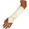 Stretch Satin Fingerless Gloves Forearm Length with Crystals - Luvas - $11.99  ~ 10.30€