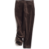 Stretch velveteen tapered pants - Capri hlače - 