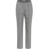 Stretch wool and cashmere-blend pants - Spodnie Capri - 