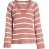 Stripe V-Neck Sweater &.LAYERED - Puloverji - 