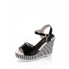 Striped Detail Wedge Sandals - Сандали - $13.00  ~ 11.17€