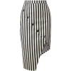 Striped Button Skirt - Resto - 