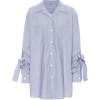 Striped Cotton Shirt - Prada - 長袖シャツ・ブラウス - 