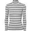 Striped Ribbed Top - 長袖Tシャツ - 