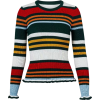 Striped Turtleneck Bottom Ears Long Slee - Pullovers - $35.99  ~ £27.35